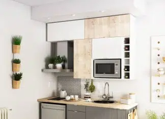 Comment fixer un meuble haut en cuisine Brico Dépôt ?