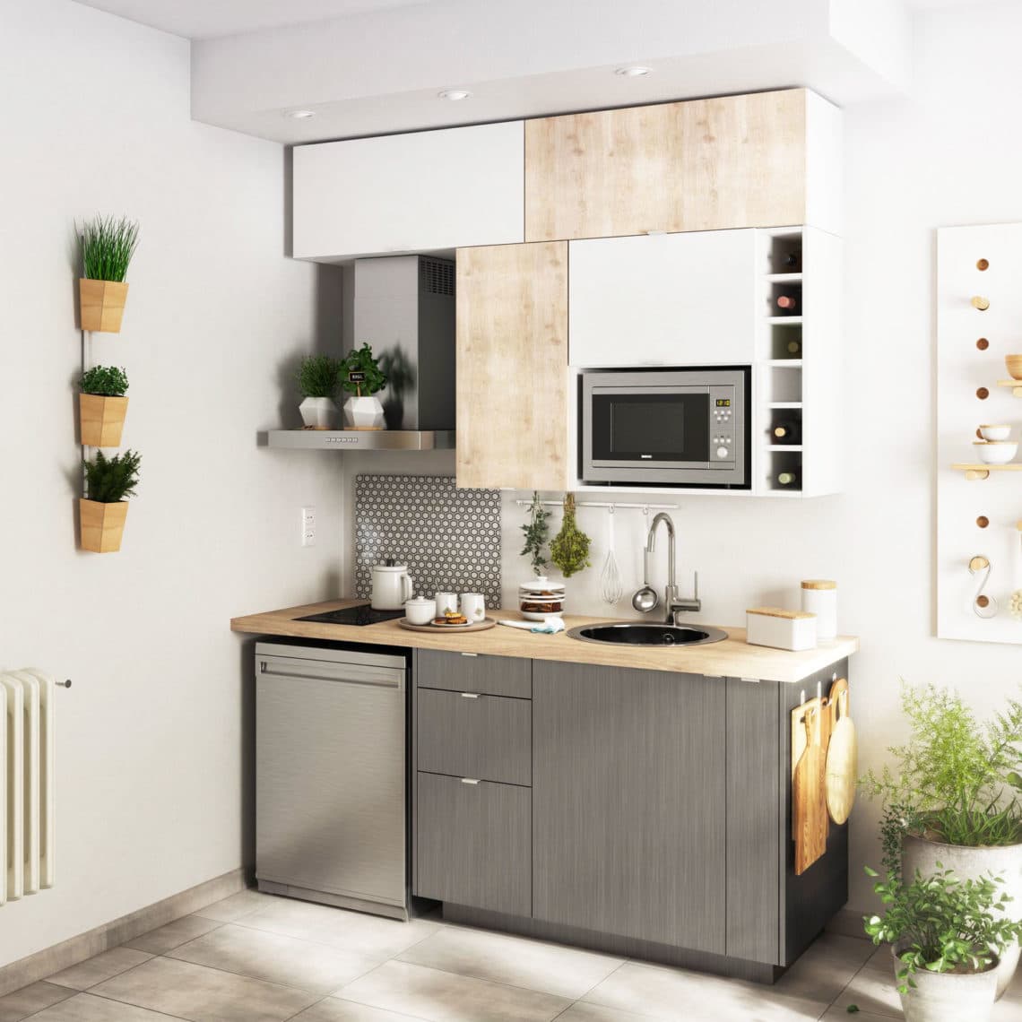 Comment fixer un meuble haut en cuisine Brico Dépôt ? Parlons Déco