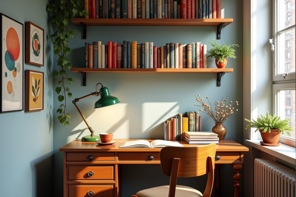 bibliothèque bureau