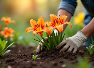 Transplanter lys tigrés : conseils pour le printemps avec réussite