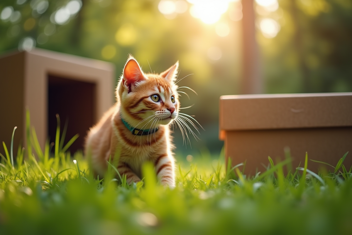 chat extérieur