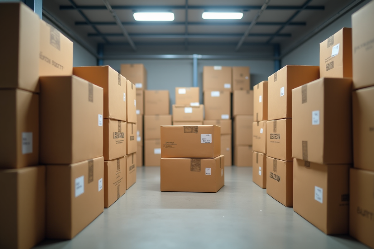 cartons rangement