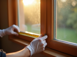 Installation de vitrage secondaire sur fenêtre en bois avec outils