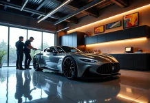 garage organisé pour voiture