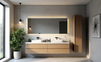 Meuble de salle de bain suspendu : conjuguer design et fonctionnalité