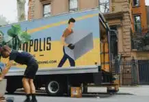camion de déménagement